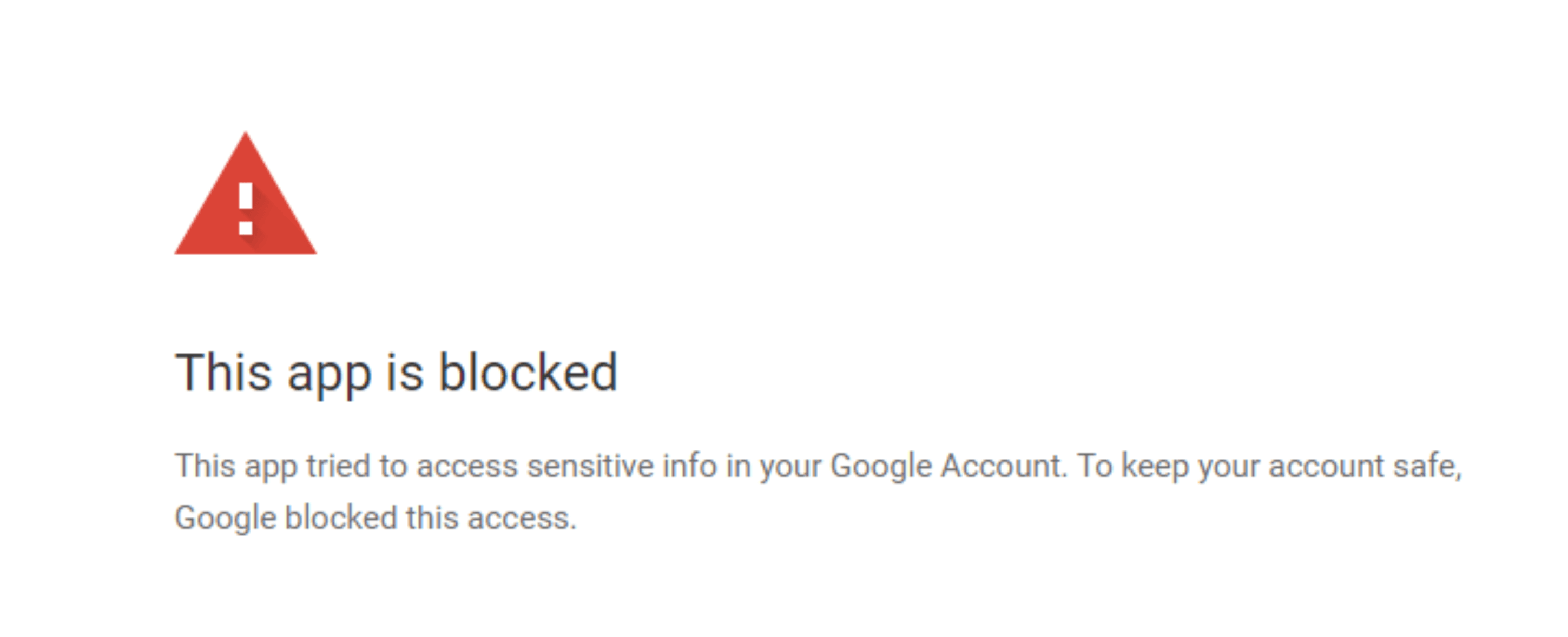 blocked